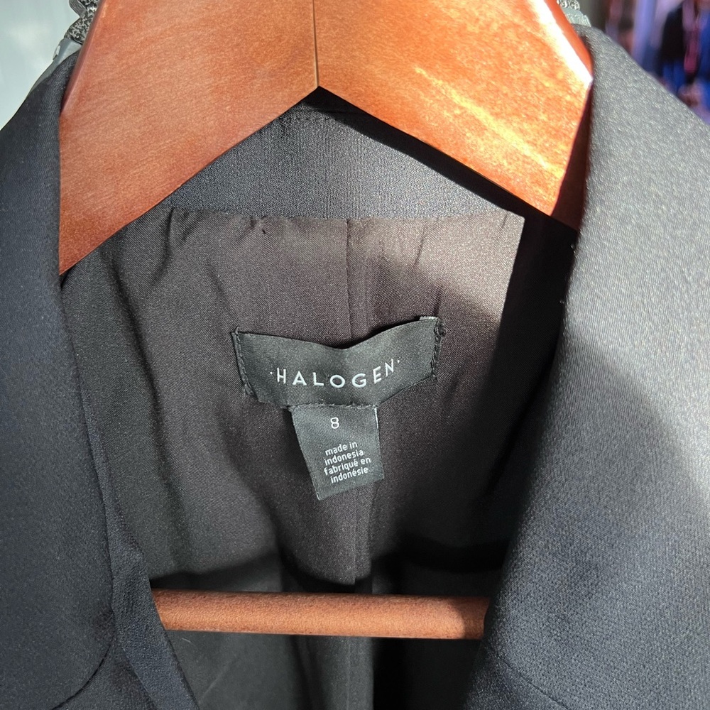 Halogen Black Structured Snap Blazer - image 2